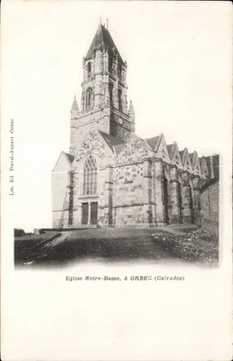 Igreja de Nossa Senhora da Assunção — Orbec (Calvados) — Lib. Ed. Duval-Aubert Orbec