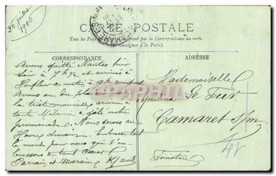 Honfleur — Wieża kościoła św. Katarzyny — LL. n°53 — Rewers