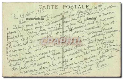 Troyon (Meuse) — As ruínas do Forte — R. P. — n° 1022 — Verso