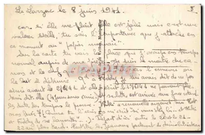 Artyleria w polu walki — podczas strzelania — 9. — Fot. A. Bardou, Montpellier — Rewers