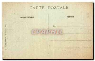 Estrées (Somme) — As Ruínas da Igreja — Visé Paris 1030 — Verso