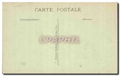 Ruínas da Fazenda de Moscou — Em Champagne — Fototipia Budilhle, Paris — Verso
