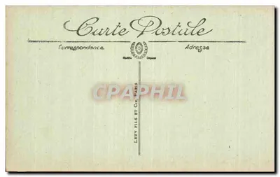 Armentières — Igreja de Nossa Senhora destruída — Editor Lévy Fils & Cie, Paris, n° 512 — Verso