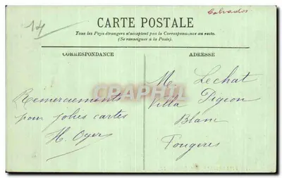Villerville — A Igreja — LL. — Verso