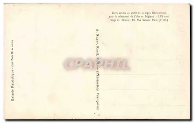 Ich Majestaty Król Albert i Królowa Elżbieta Belgii — Obok Furnes, między Nieuport a Dunkierką — Simont, n°178 — Rewers