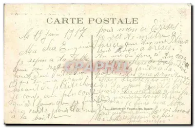 Champagne — Ruínas da Fazenda de Wacques — Visé, H. L. — N° 520 — Verso
