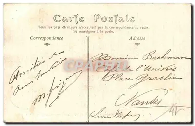Cabourg - O Grand Hotel - Fachada sobre os Jardins — M.H. n°6 — Verso