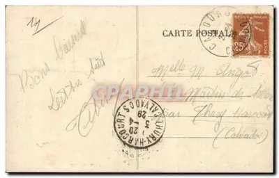Cabourg — Publiczny ogród i Pomnik Pochowanych — Wyd. DURET — Rewers