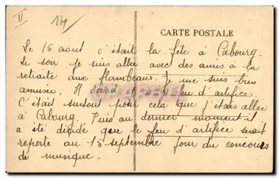 Dives-sur-Mer — Katedra — Wyd. D. Rochette — Rewers