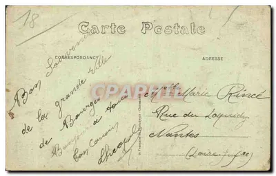 Bourges — Rue Moyenne — Wydawca: Frat. de Phototypie - Châteauroux, nr 503 — Rewers