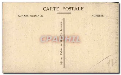 Lisieux — Rue de la Paix — Edição Palais du Rosaire — Verso