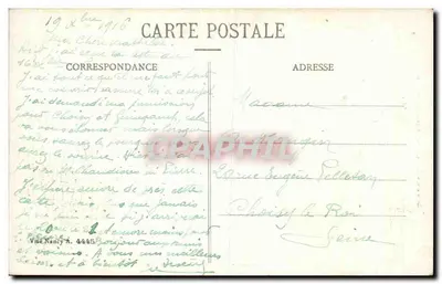 Wojna w Champagne 1914-15-16 — Różne aspekty Fermy Pierquin — Zbiór G. Dubois — Rewers