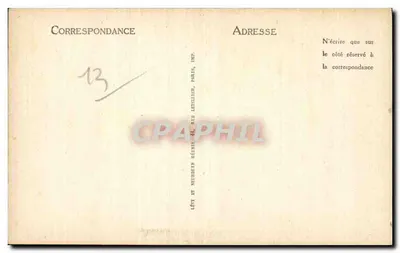 Mulher em traje provençal — Arlésienne — LL n°36 — Verso
