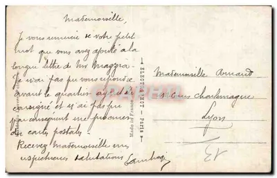 A Marselhesa - A Puis - Museu do Louvre, Paris - Impressora de Estrasburgo — Verso