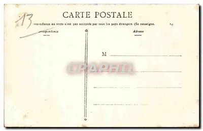 Marselha — A Forte de São João, Entrada do Velho Port — Editor não identificado, n° 12 — Verso