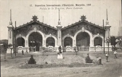 Exposição Internacional de Eletricidade, Marselha — Palácio da Tração, Porta Lateral — Baudouin-Vincent, n°17