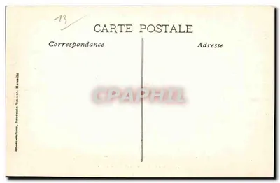 Exposição Internacional de Eletricidade, Marselha, 1908 — Palácio da Tração — A Noite — Editor: Beudevin Vincent, Marselha — Verso
