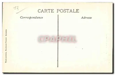 Exposição Internacional de Electricidade — Palácio dos Belos-Artes (Entrada) — Marselha, 1908 — Verso