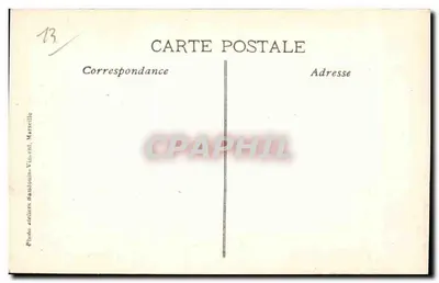 Exposição Internacional de Eletricidade — Marselha, 1908 — Avenida dos Belos Artes — Foto Steliers Bambouin-Vincent — Verso