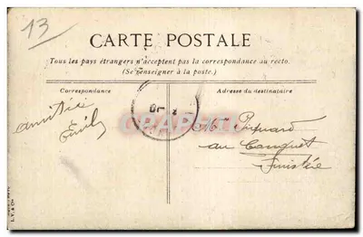 Marseille. Le Pont de la Fausse-Monnaie — widok z tramwajem — wydawca L. Y. & Cie, n° 32 — Rewers