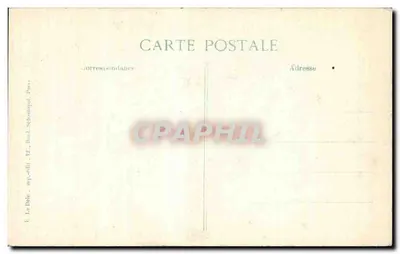 Reims — Die Kathedrale nach dem Bombenangriff — E. Le Dole, Paris — Rückseite