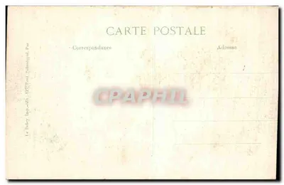 Reims — Casa bombardeada perto da Catedral — Verso