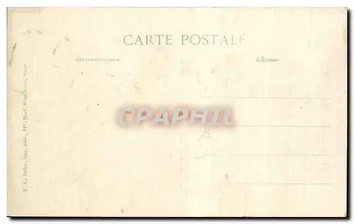 Ankunft der Inder in Frankreich — E. Le Baley, Imp. 6611, 127, Blvd. Sebastopol, Paris — Rückseite