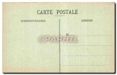 Mandres aux Quatre Tours — Ruinen nach dem Krieg — Verlag Gerdolle et Briquet, Toul - B-1381 — Rückseite