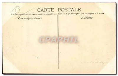 Marsiglia. Vista panoramica scattata da Notre-Dame de la Garde — Magasin Général, Marsiglia — Verso