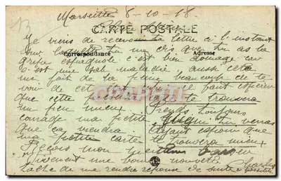 Marseille — Allgemeiner Blick auf die Bassins de la Joliette — E. L. — Rückseite