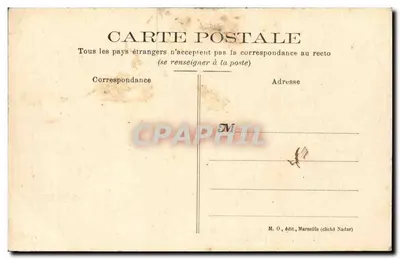 Turcos diante do Palácio da Argélia — Exposição Colonial 1906 — M. O. n°33 — Verso