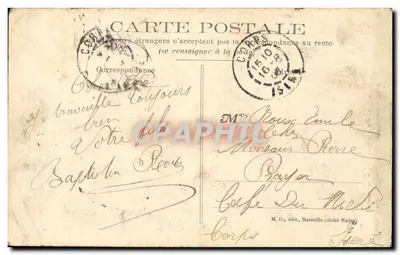Exposição Colonial 1906 — Marselha — Editor M. O. (cliché Nadar) — Verso