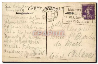 AIX-EN-PROVENCE — Fontanna Dziewięciu Kanonów — Wydawnictwo Bouis Aix — Rewers
