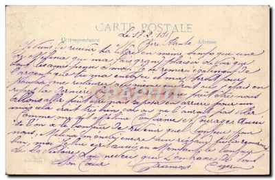 Tropas Belgas barricadas nas ruas de Alost — 1914 — Série 14 — editor B-D — Verso