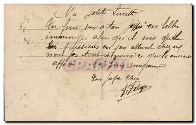 Entrega dos bandeiras tomadas dos Alemães — Paris — J. Courcier — Verso
