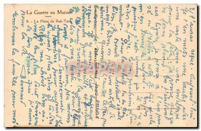 O Piton de Bab-Taza — A Guerra no Marrocos — Editor: P. Coutant & Cie — Verso