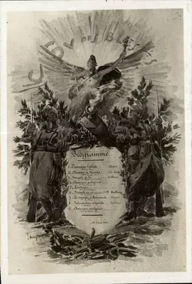 Col des Bleus — Programa de espetáculo — J. Maugard
