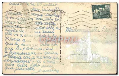 Marseille - Un Coin du Vieux Port - CPA — Verso