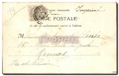 Marseille - Rue de la République — La Samaritaine — Verleger L. Ant La T — Rückseite