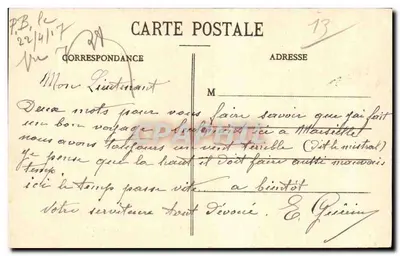 MARSIGLIA — Entrata del Porto Vecchio e Ponte Transbordatore — P.B. 22/4/17 — Verso