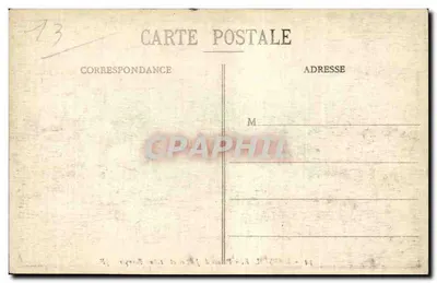 Marseille - Pałac Sądowy i Statua Berryera - J.F. — Rewers
