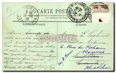 MARSEILLE — Le Quai de la Fraternité — éditeur LL, n° 68 — Achterkant