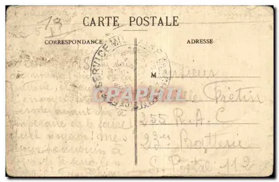 Marseille — La Cannébière — Éditeur EL, n° 53 — Rewers