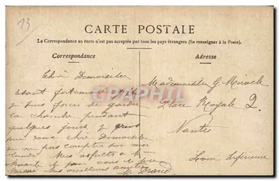 Marselha — O Palácio de Justiça — Staerck Paris — Verso