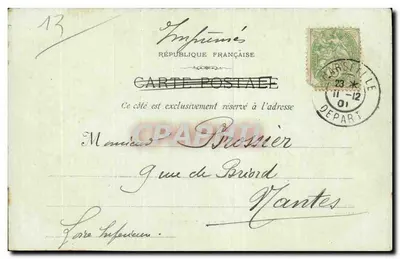 Marseille - 8 - La Cannebière — Fot. Lacour — Rewers