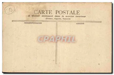 Marseille — Le Roubion — widok budynku z łukami i tarasem — wydawca nieznany — Rewers