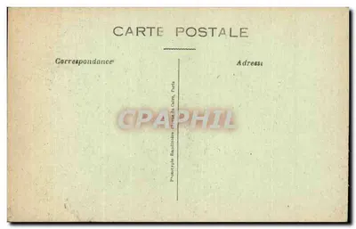 Kościół Świętego Hilarego Wielkiego — ruiny po Wielkiej Wojnie 1914-18 — Fototypia Baulinière, Paryż — Rewers