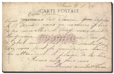 Funerais do General Gallieni (1º de junho de 1916) — Na Prefeitura — O Desfile — Editora E.D. — Verso
