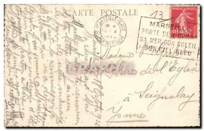 Marseille — Rue Cannebière — Browar Munich i Nowoczesny Kino — Rewers