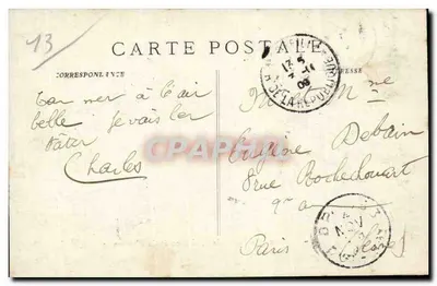 Marseille — Szkoła Medycyny i Farmacji — P. R. wyd. Marsylia — Rewers